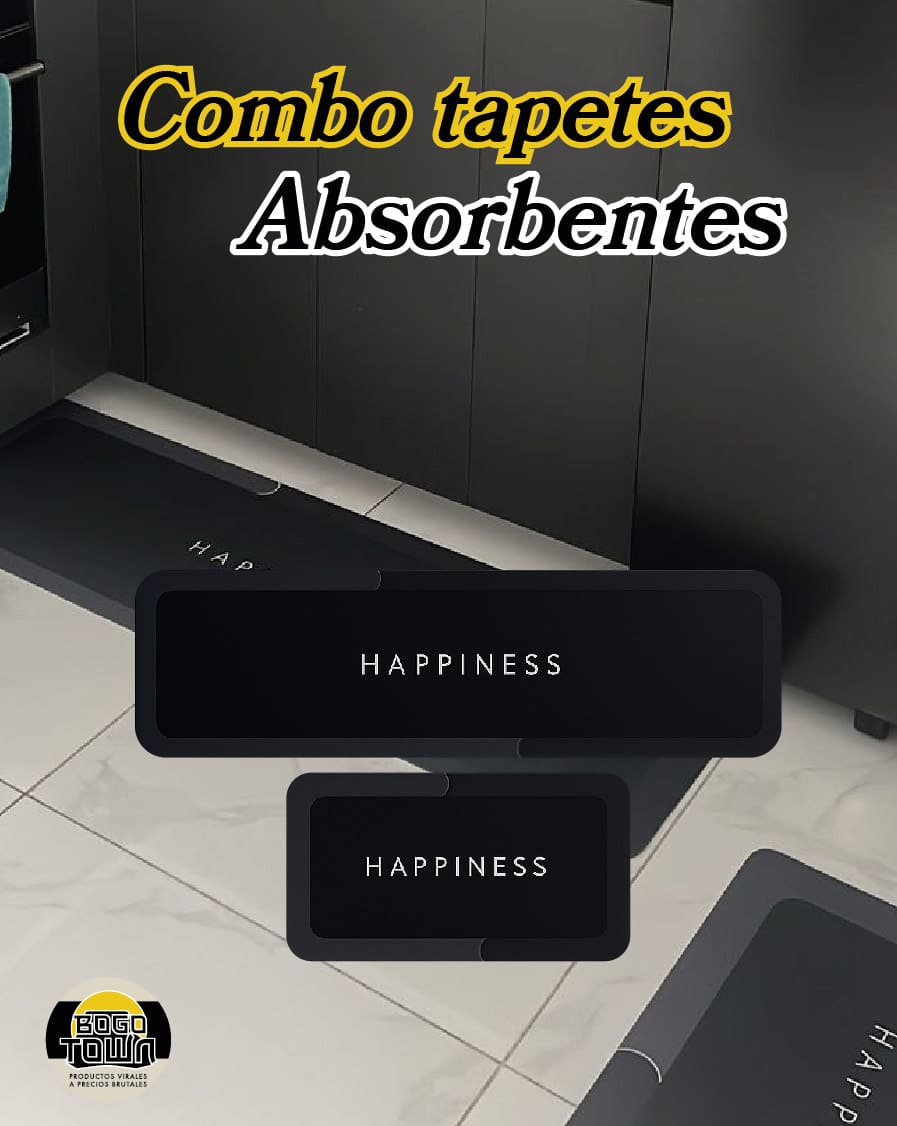 Combo tapetes absorbentes