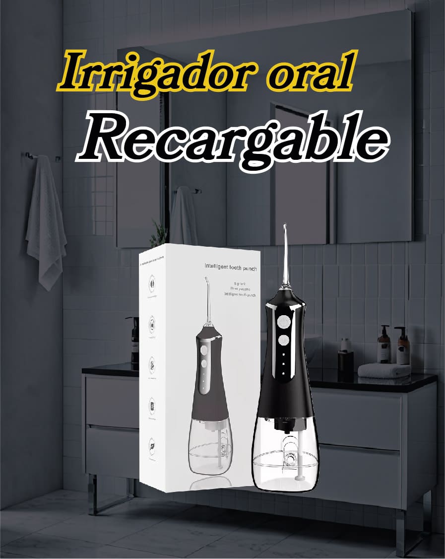 Irrigador oral recargable