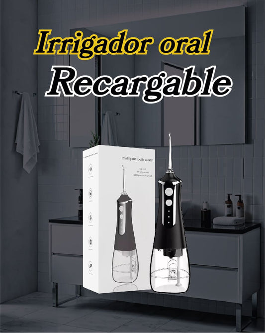 Irrigador oral recargable