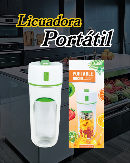 Licuadora portátil termo recargable