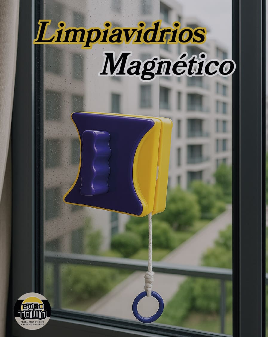 Limpiavidrios magnético