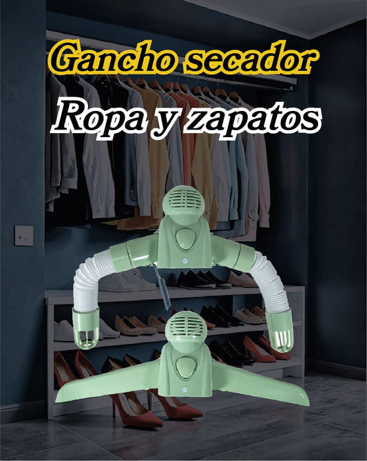 Gancho secador de ropa y zapatos