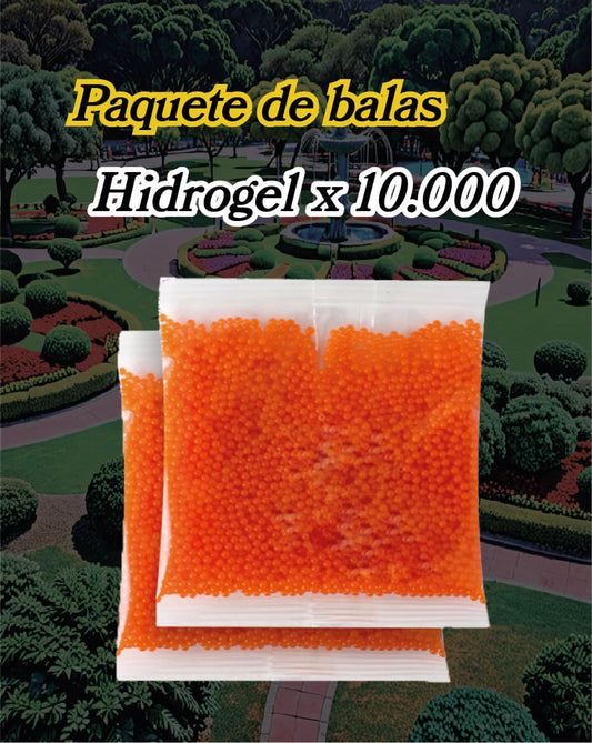 Paquete balas de hidrogel